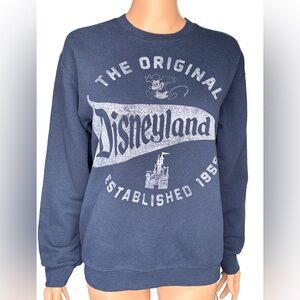Disneyland Blue Crewneck Sweatshirt Medium